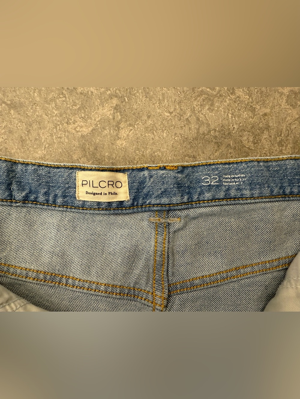 Anthropologie Pilcro Ellis Tapered Barrel Jean Sz 32 Cropped Light Wash - Picture 9 of 14